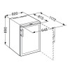LIEBHERR vinska vitrina WKb 1812 - Vinothek LI0402016