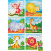 WOODY puzzle - slika zivotinej iz dzungle 4x4 90035